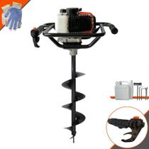 Perfurador Polaca Cavadeira Vant VPS-52 À Gasolina 2T 52cc 2HP 6.500rpm Com Ignição CDI Para Construção Civil Com Broca 80x20cm