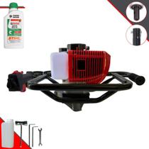 Perfurador Sem Broca Anmax GD520B À Gasolina 2T 52cc 7.000rpm 2,2HP de Potência Para Mourões e Reflorestamento + ÓLEO STIHL 2T EXTRA Perfurador Sem Broca Anmax GD520B À Gasolina 2T 52cc 7.000rpm 2,2HP de Potência Para Mourões e Reflorestamento + ÓLEO STIHL 2T EXTRA