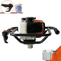 Perfurador Sem Broca Vant VPS52 À Gasolina 2T 52cc 6.500rpm 2HP de Potência Para Mourões e Reflorestamento