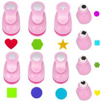 Perfuradores de papel Lorcornm, pacote com 6, 2,54 cm e 4 pacotes pequenos Perfuradores de papel Lorcornm, pacote com 6, 2,54 cm e 4 pacotes pequenos