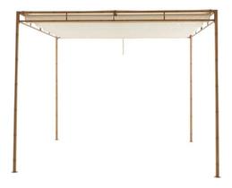 Pergolado Bambu De Aluminio P/ Jardim 2,54x4m Frete Grátis