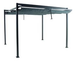 Pergolado De Alumínio Cinza - Importado - 245x320x358 Cm Pergolado De Alumínio Cinza - Importado - 245x320x358 Cm