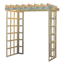 Pergolado monta desmonta de madeira Pinus tratado 2,20x1,35 metros - Modelo Carménère Única