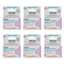PerioSticks DrTung de dupla face X-Thin, 100 unidades, pacote com 6