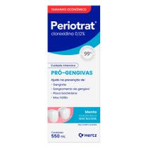 Periotrat 0,12% Pró Gengivas Solução Bucal Sabor Menta Sem Álcool 550ml Periotrat 0,12% Pró Gengivas Solução Bucal Sabor Menta Sem Álcool 550ml
