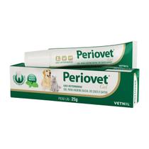 Periovet gel 25g solução para higiene bucal para cães e gatos