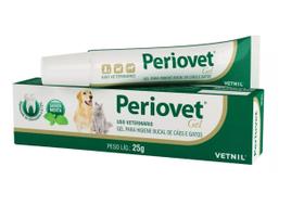 Periovet Gel Higiene Bucal Pasta Dentes 25g Vetnil Cão Gato