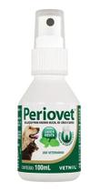 Periovet Spray 100 Ml - Vetnil - Tratamento Tartaro Bucal