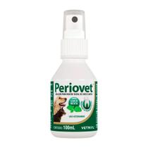 Periovet Spray Higienizador Bucal para Cães e Gatos Sabor Menta 100ml