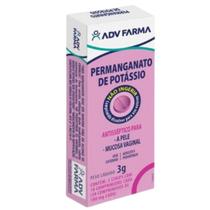 Permanganato De Potássio 100Mg Doses 30Comprimidos Adv Farma