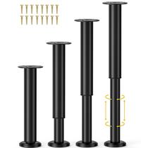 Pernas de apoio de cama ajustáveis Wlrrcwdttc 25-43 cm, 4 unidades