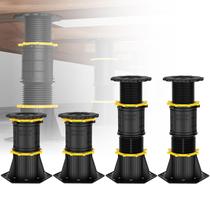 Pernas de apoio de cama Wlrrcwdttc, altura ajustável, 22-33 cm, 4 unidades Pernas de apoio de cama Wlrrcwdttc, altura ajustável, 22-33 cm, 4 unidades
