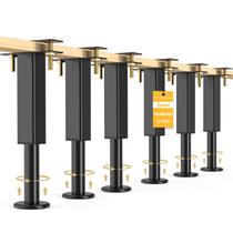 Pernas de Apoio para Cama NESAPTO Ajustáveis 1828 cm Pacote com 6 Unidades Pernas de Apoio para Cama NESAPTO Ajustáveis 1828 cm Pacote com 6 Unidades