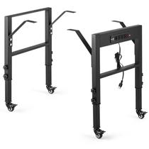 Pernas de bancada OLBRUS Rodas de metal ajustáveis de 72,5 a 85,8 cm