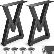 Pernas de mesa de café de metal Likapop de 41 cm, em forma de diamante Pernas de mesa de café de metal Likapop de 41 cm, em forma de diamante