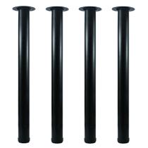 Pernas de mesa de metal altas ajustáveis Furniture QLLY de 61 cm - conjunto de 4 Pernas de mesa de metal altas ajustáveis Furniture QLLY de 61 cm - conjunto de 4