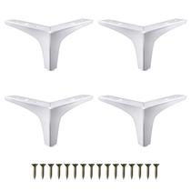 Pernas de móveis GOSCHE 10 cm em metal cromado, conjunto de 4