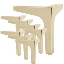 Pernas de móveis La Vane Metal 13 cm Ferro Diamante Triângulo Dourado