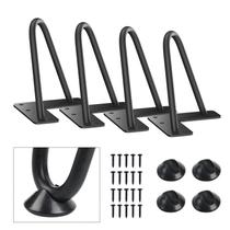 Pernas de móveis SMARTSTANDARD 18 cm Heavy Duty Metal 4 peças