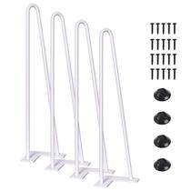 Pernas de móveis SMARTSTANDARD 40 cm Heavy Duty Metal White