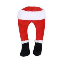 Pernas de Pelúcia de Papai Noel e Elf - Decoração de Árvore de Natal Pernas de Pelúcia de Papai Noel e Elf - Decoração de Árvore de Natal