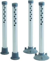 Pernas de reposição com pontas de flange/ventosas para bancos de transferência Lumex 7925A, 7927A e 7929