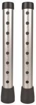Pernas de reposição Walker, alumínio ajustável universal, 26,5 cm