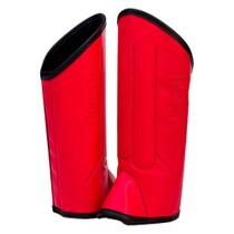 Perneira de Proteção Branco Vermelha Fechada CA30.955 Branco