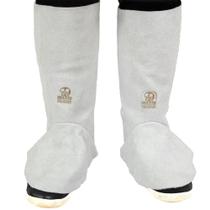 Perneira de raspa com tiras autocolantes meleto