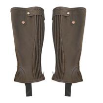 Perneira em couro para montaria a cavalo proteção passeio trabalho lida no campo unisex