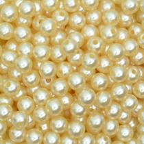 Pérola 10mm com Furo Marfim - 250g Pérola 10mm com Furo Marfim - 250g