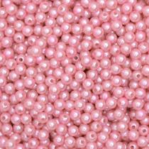 Pérola 6mm com Furo Rosa Bebê - 250g