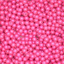 Pérola 6mm com Furo Rosa Quartzo - 250g Pérola 6mm com Furo Rosa Quartzo - 250g