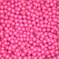 Pérola 6mm com Furo Rosa Quartzo - 250g