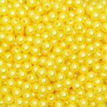 Pérola 8mm com Furo Amarelo - 250g