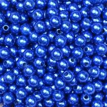 Pérola 8mm com Furo Azul Clássico - 250g