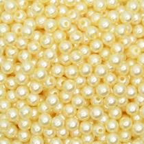 Pérola 8mm com Furo Marfim - 250g Pérola 8mm com Furo Marfim - 250g
