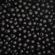 Pérola 8mm com Furo Preto - 250g Pérola 8mm com Furo Preto - 250g