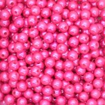 Pérola 8mm com Furo Rosa Quartzo - 250g Pérola 8mm com Furo Rosa Quartzo - 250g