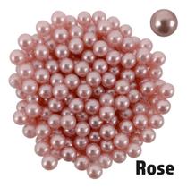 Perola Abs Inteira Sem Furo 6mm com Rebite Aprox. 800 Perolas Para Fazer Pulseiras Bijuteria Artesanato