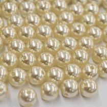 Perola ABS marfim 6mm c/ 250gr - Costurarte