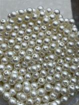 Pérola ABS Meio Furo 6mm - Pacote com 30 Unidades Pérola ABS Meio Furo 6mm - Pacote com 30 Unidades