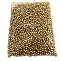 Pérola ABS Sem Furo 6mm Rebitar Rosê Cobre Claro - 500g