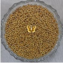 Perola ABS Tam 3 Dourada metálica 100g Perola ABS Tam 3 Dourada metálica 100g