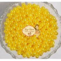 Perola ABS Tam 6 Amarelo 100g Perola ABS Tam 6 Amarelo 100g