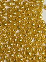 Pérola - Amarelo Escuro 8mm - Aprox .420 Peças - 100g Pérola - Amarelo Escuro 8mm - Aprox .420 Peças - 100g