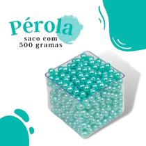 Pérola Azul Claro 10Mm Pacote Com 500 Gramas - Nybc