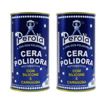 Pérola Cera De Carnaúba Polidora C/silicone-500ml(2unidades)