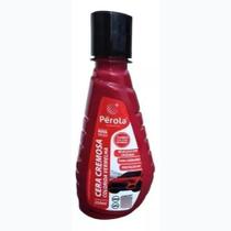 Perola Cera De Carro Collor Tira Risco Colorida 250ml vermelha