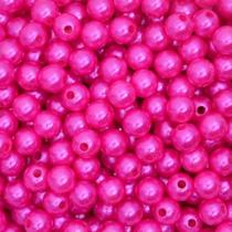 Pérola Circulo 6mm com Furo - 250g - Pink Pérola Circulo 6mm com Furo - 250g - Pink